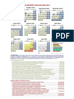 Calendario Escolar 2016-2017