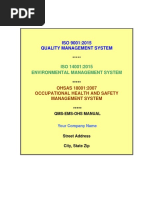 Quality, Environmental, And Occupational Health and Safety Manual