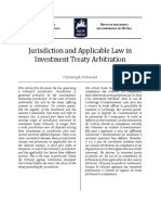 Jurisdiction and Applicable Law in Investment Treaty Arbitration