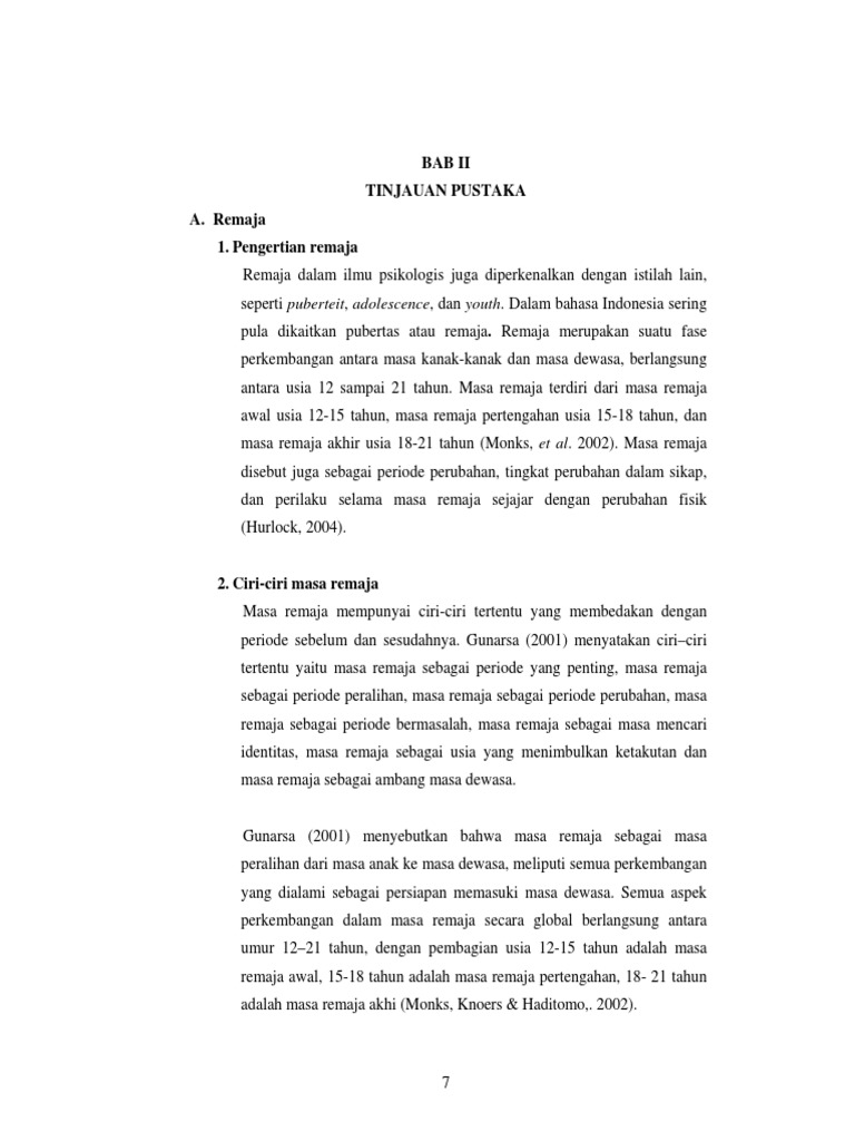 Jurnal Remaja PDF | PDF | Ilmu Sosial | Pengembangan Diri