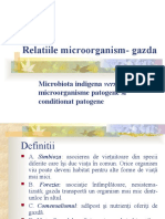 Relatiile Microorganism - Gazda