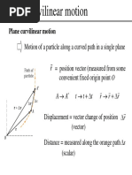 Chapter 2 - 2 Plane Curvilinear Motion