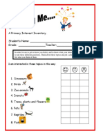 primary-interest inventory  1 