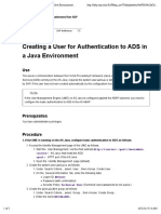 Creating A User For Authentication To ADS in A Java Environment - Configuring Adobe Document Services For Form Processing (Java)
