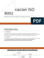 Presentación Certificacion ISO 9001