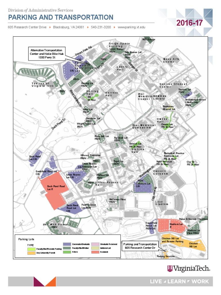 VT Parking Map | PDF
