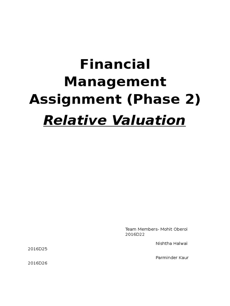 Bhushan Steel Relative Valuation Analysis | PDF | Earnings Before ...
