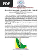 Ammar Mohammed 2013, Numerical Modeling of Slope Stability Analysis