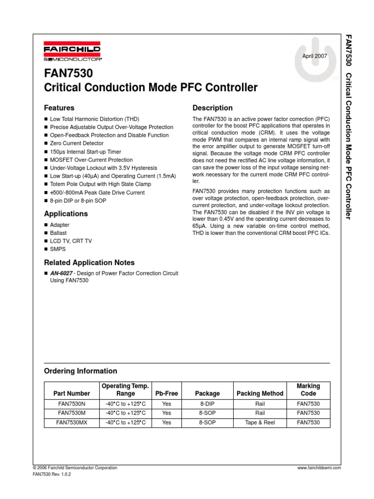 FAN7530.pdf | Amplifier | Mosfet