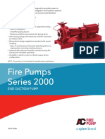 Fire Pumps Series 2000: End Suction Pump