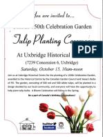 Canada 150th Celebration Garden Poster