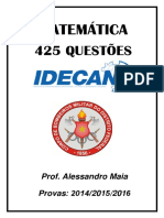 Apostila Matem - Tica 425 Quest - Es Idecan