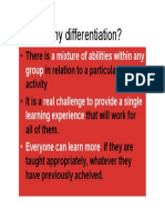 Why Differentiation