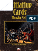 Initiative Cards. Monster Set 1