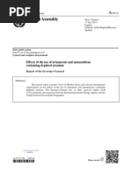 Effects of the use of armaments and ammunitions containing depleted uranium 