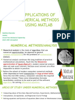 Applications of Numerical Methods Using Matlab