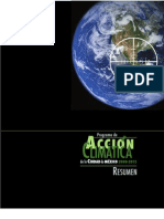 Resumen Programa de Acción Climatica de La Ciudad de México 2008 2012