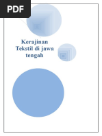 Download Kerajinan Tekstil Di Jawa Tengah by CirGobangGocir SN326555380 doc pdf