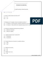 atividade matematica