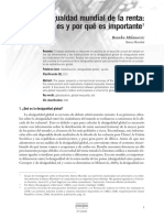 Milanovic (2006) - La Desigualdad Mundial de La Renta. Qué Es y Por Qué Es Importante