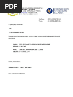 Surat Permohonan Cuti Peristiwa