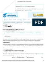 Standard Enthalpy of Formation