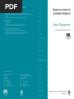 Water Management: Industry As A Partner For Sustainable Development