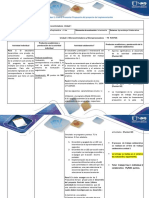 Unidad 1 -Paso 2 Presentar Propuesta Del Proyecto de Implementación