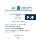 Operaciones Básicas de Ingenieria de Alimentos