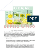 COMO BAJAR de PESO RAPIDO Http Www Adelgazarplus Com