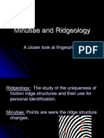 Minutiae and Ridgeology