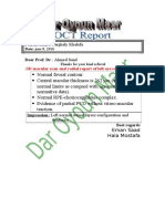 Patient Name: Farghaly Khalefa: 3D Macular Scan and Radial Report of Left Eye Revealed