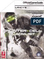 Tom Clancy's Splinter Cell Blacklist (Official Prima Guide)