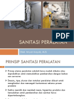 Sanitasi Peralatan