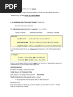 Conjunctions Are Words Used As