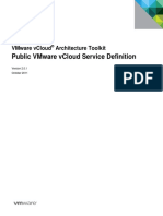 Public VMware VCloud Service Definition