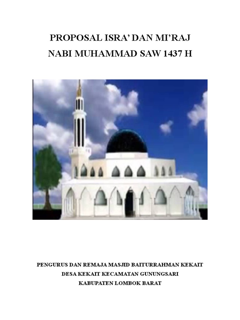 Contoh Proposal Remaja Masjid Pdf