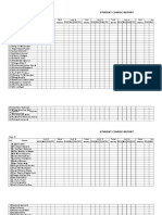 Student Course Report: No Name