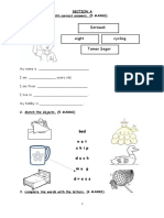 English Mid Term Exam - 2016-Year 1