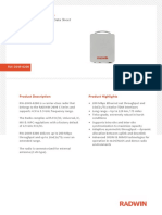 Point-to-Point Radio - Data Sheet: RADWIN 2000 C Series