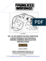 GM '92-95 Vortec V6 Fuel Injection (Central Multiport Fuel Injection) Wiring Harness Installation Instructions