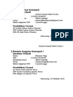 Biodata Ketua Kelompok