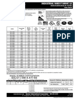 Berner Industrial Direct Drive 12 Ambient Air Curtain Data Sheet