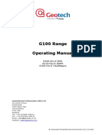 G100 Operating Manual