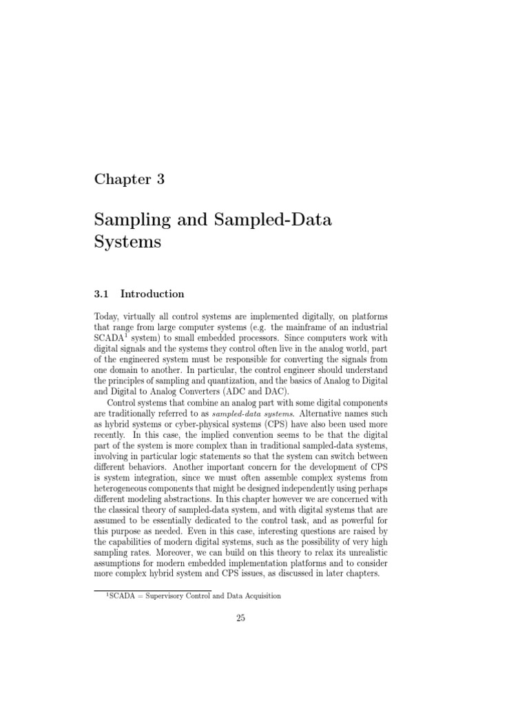 Understanding Sampled-Data Systems | PDF | Signal (Electrical ...