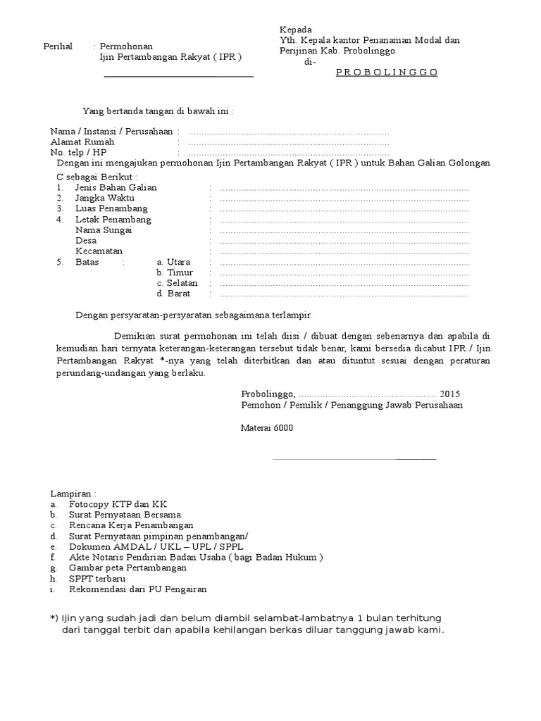 Form Ipr | PDF