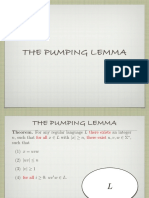 Pumping Lemma