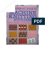 Machine Knitting Stitches Livro Cartelas 1