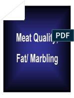 Meat Quality y F T/ M Bli Fat/ Marbling