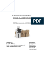 Warehouse Management Final Project Report